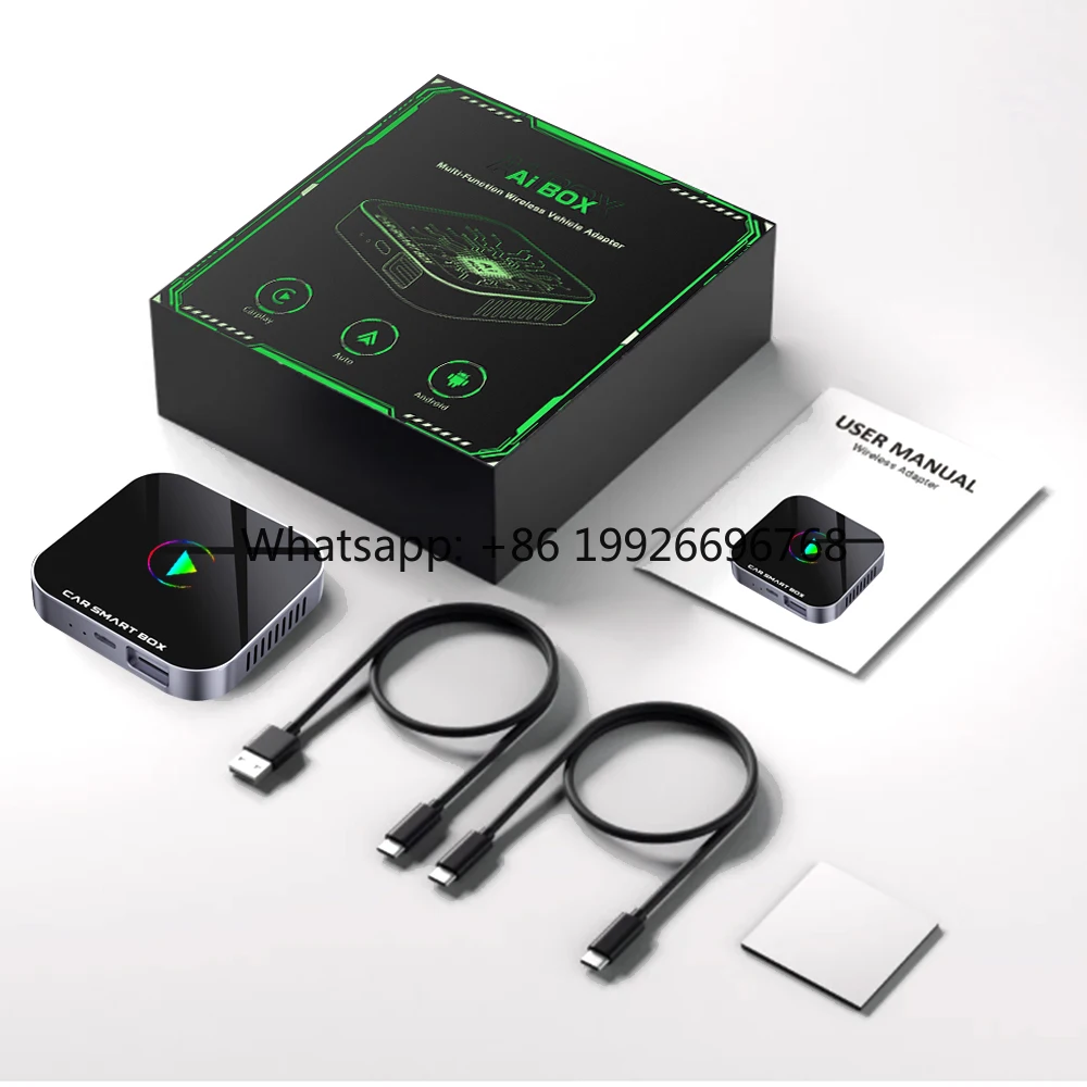

Boyi Carplay Box Android Auto Carplay Wireless Adapter Car Play Ai Box Android 13 Universal Wireless Carplay for Screen