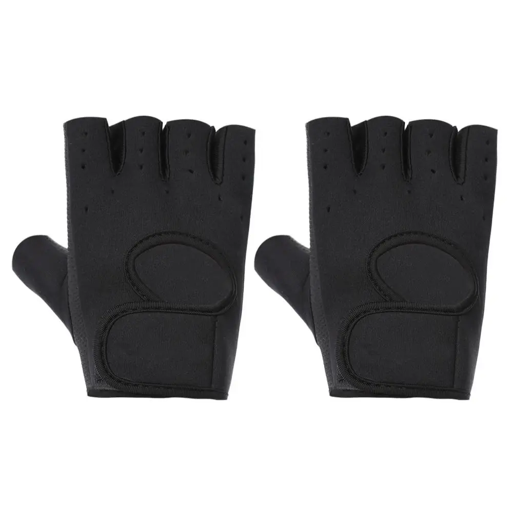 AliExpress NONE Men Silicone Palm Bodybuilding Training Hollow Back Fitness Gym Mittens Weightlifting Gloves Dumbbells Gloves Fitness Gloves