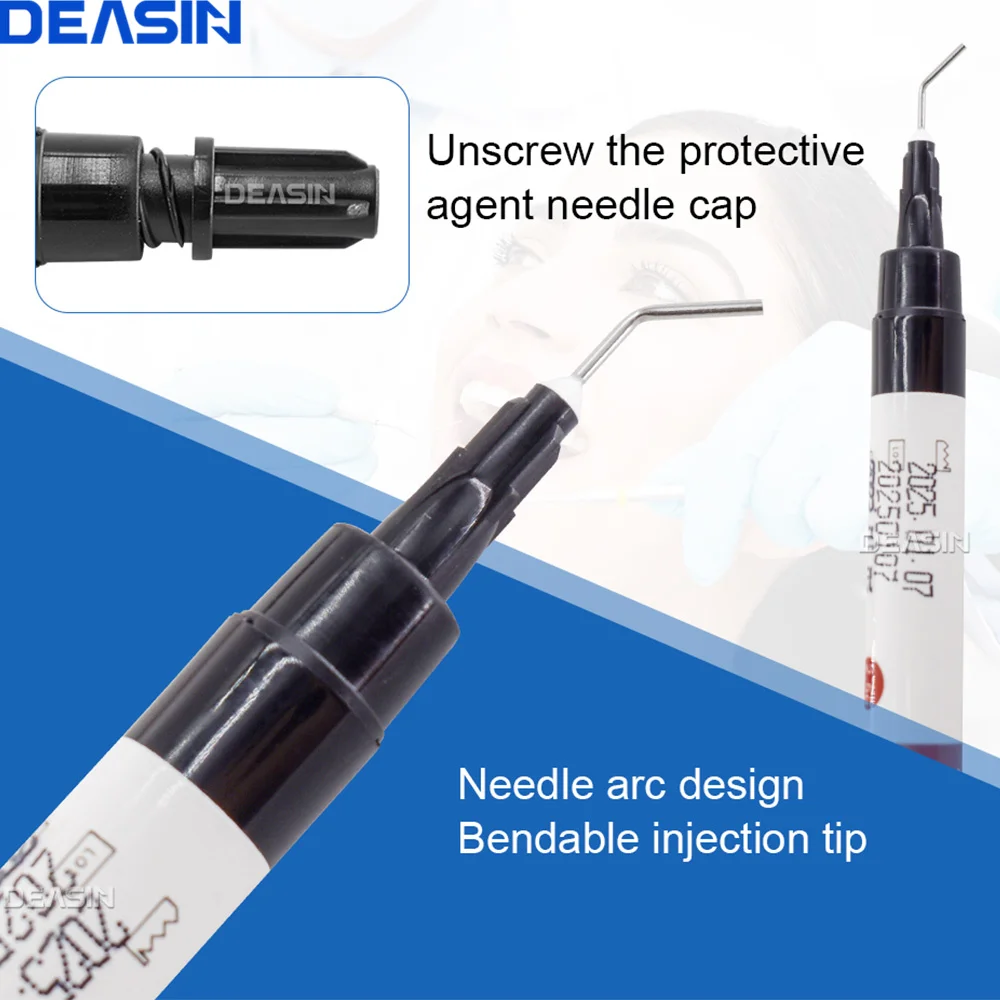 DEASIN Universal Dental Restoration Syringe Light Curing Flowable Composite Resin for Tooth Restoration Dental Materials