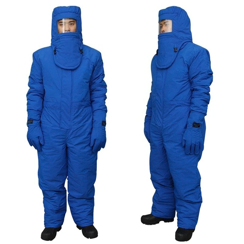 DW-LWS-001 anti-low temperature liquid nitrogen clothing CE one-piece gas station LNG liquid oxygen protective clothing