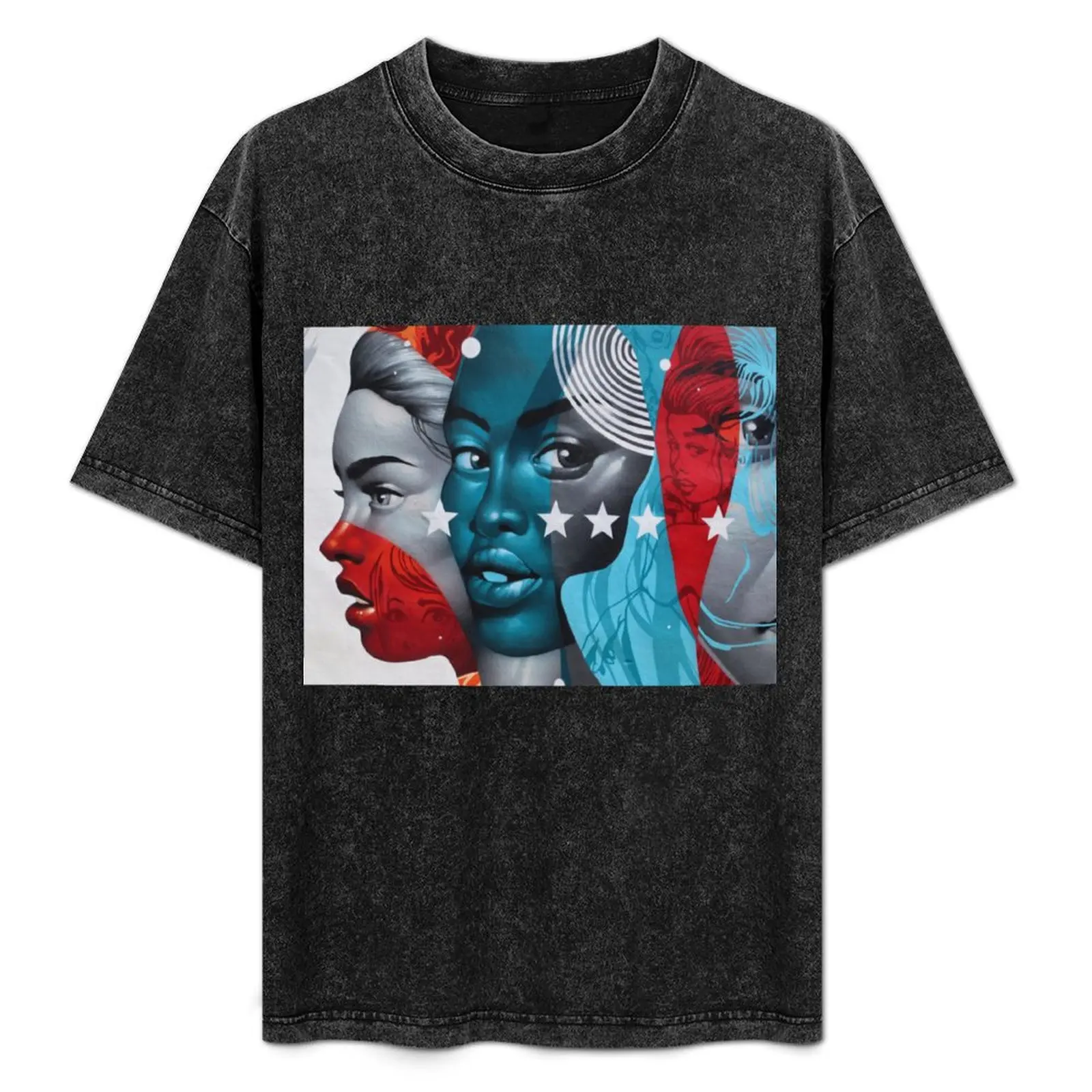 

Powerful Women. Wynwood Walls - Urban Graffiti Art Museum Miami. T-Shirt sweat new edition men clothes