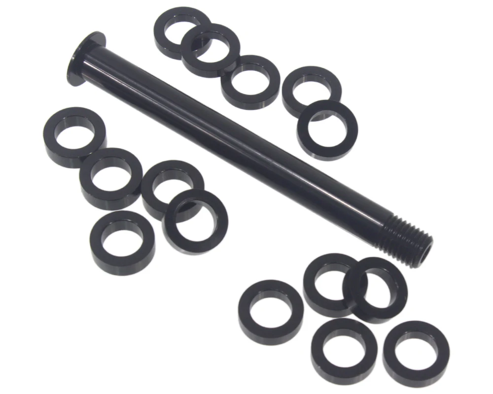 HEPPE Fahrrad Steckachse Unterlegscheibe M12 M15 Achse Spacer MTB Rennrad Nabenrohr Welle Spieß Spacer 0,5mm 1,5mm 3mm 4mm 5mm 6mm Dicke – Detail 21