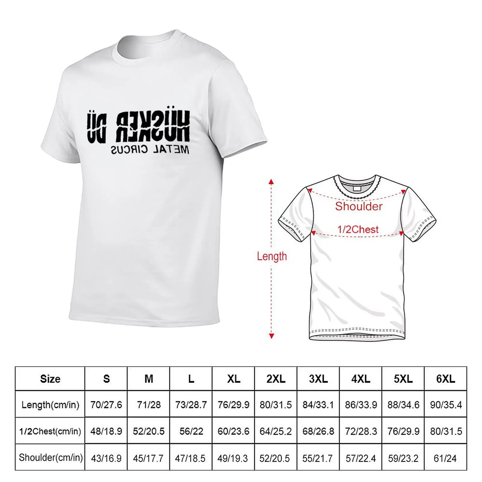 Hüsker Dü Metal Circus T-Shirt Basic Comfort Fit T-Shirt for Men