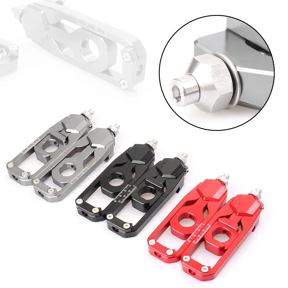 MT FZ 09 Motorcycle Rear Chain Adjusters Adjustor Tensioner CNC Aluminum For YAMAHA MT09 FZ09 MT-09 FZ-09 2013 2014 2015 2016