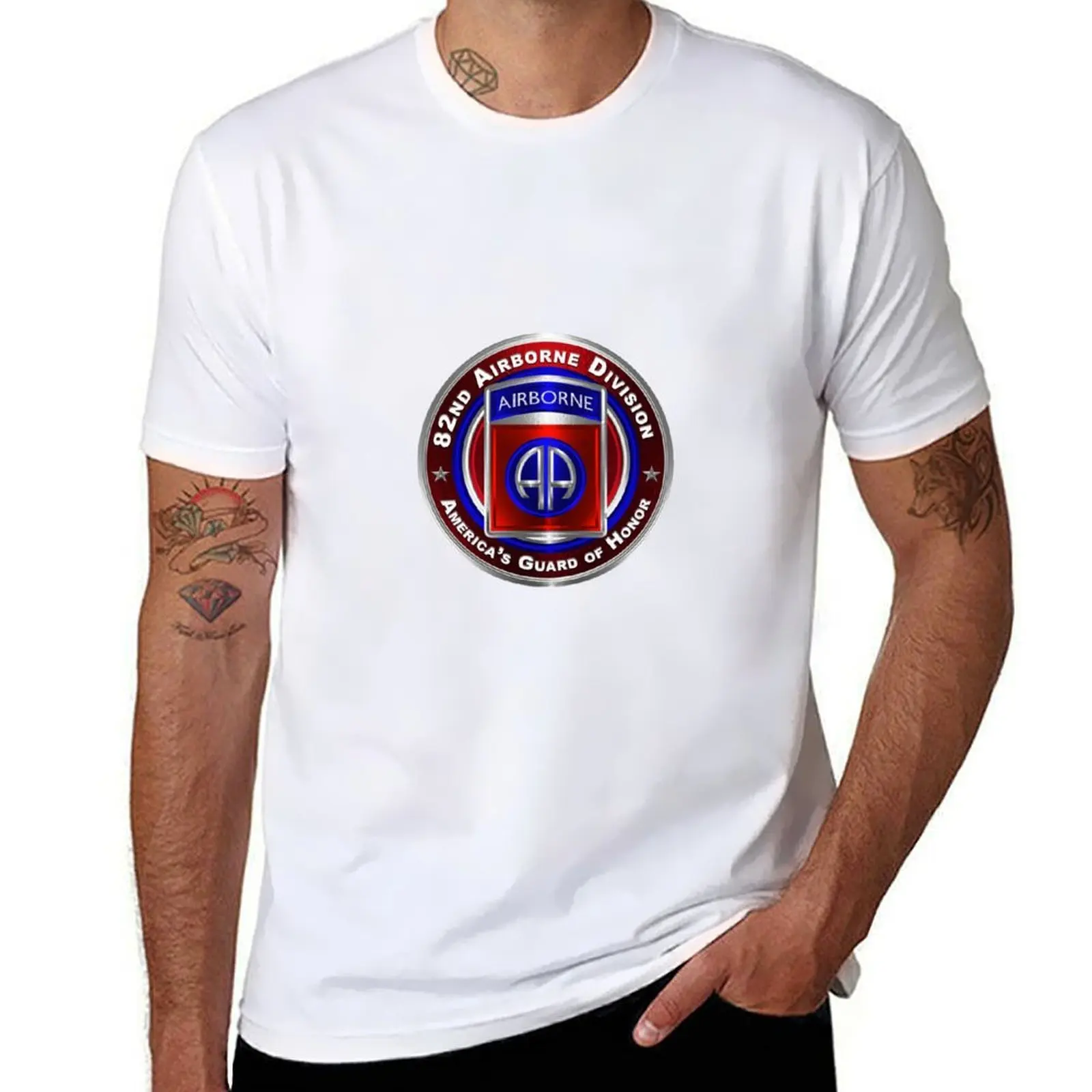 

82nd Airborne Division America’s Guardian Of Honor T-Shirt anime tshirt t shirt man casual T-Shirt