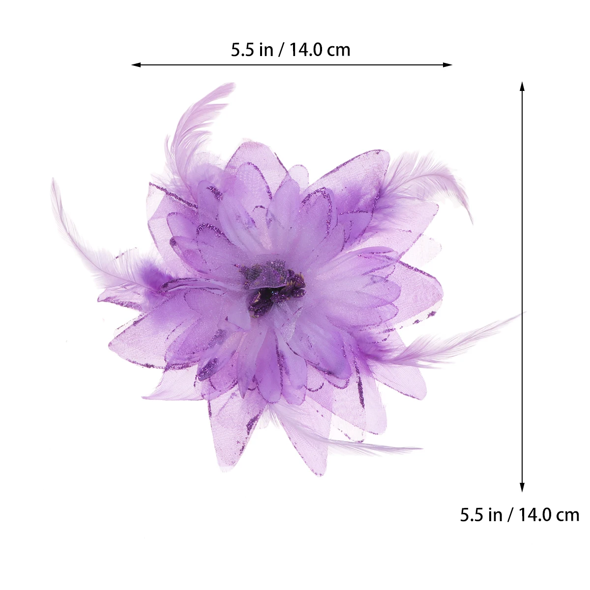 

Bridal Head Flower Hair Accessory Elegant Wedding Headdress Bridesmaid Hairpin Accessories for Bride Party Prom