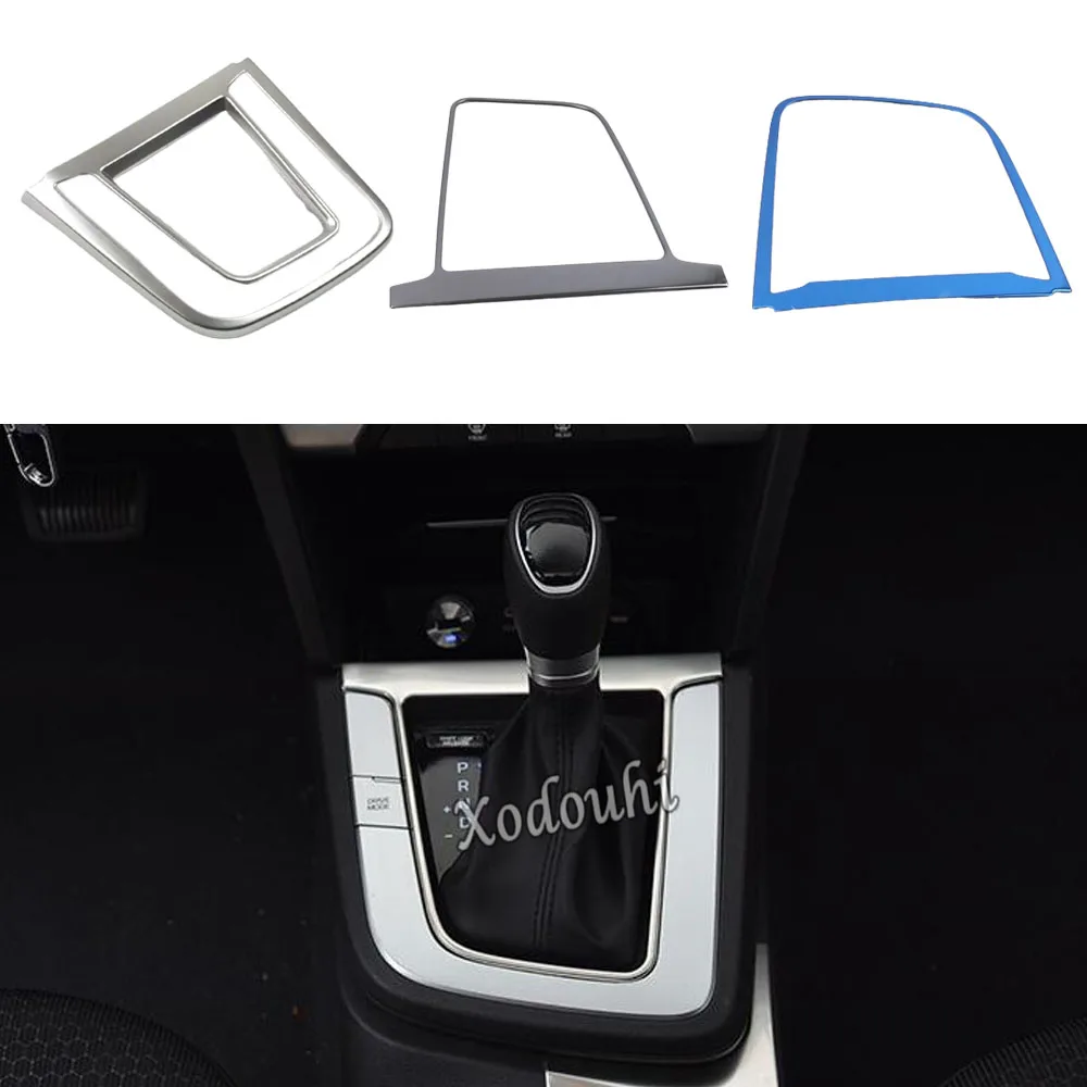 

For Hyundai Elantra Avante 2016 2017 2018 2019 2020 Car Sticker Cover ABS Inner Middle Front Shift Stall Paddle Cup Frame Trim