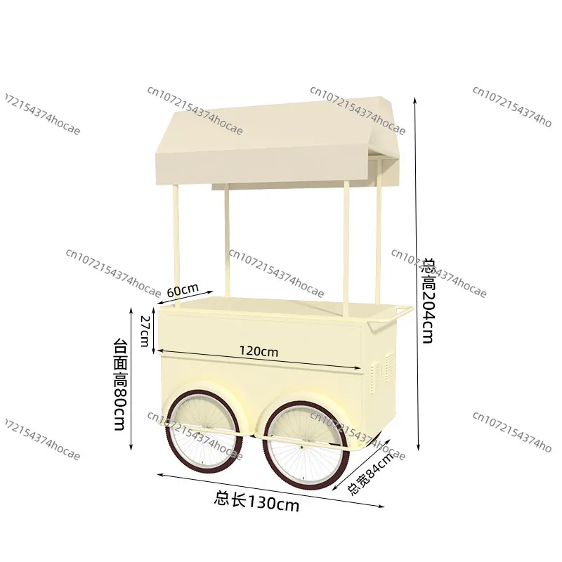 Shopping Mall Wrought Iron Flower Car Sales Truck Mobile Stall Cart Trolley Night Market Stall Dump Display Stand Customization