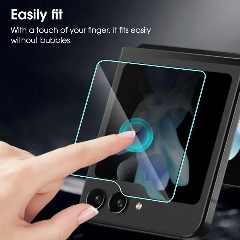 Tempered Glass for Samsung Galaxy Z Flip 5 5G Outer Screen Protectors Anti-scratch Protective Film for Galaxy Z Flip 5 Flip5