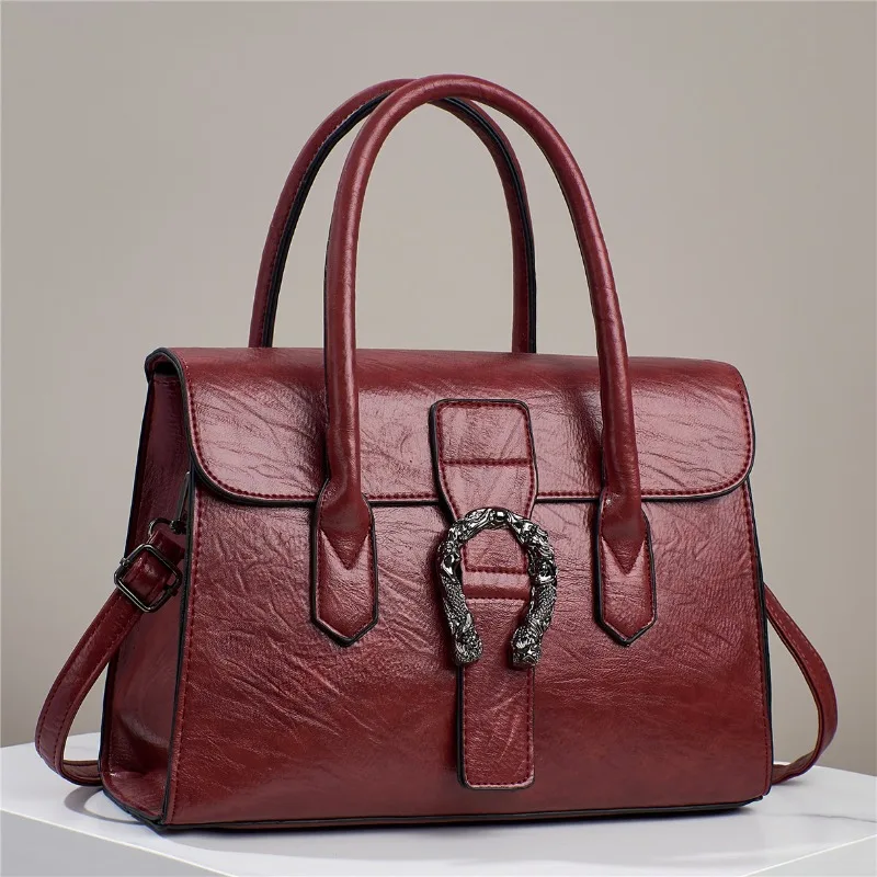 

Hot Selling Women's Bag New 2025 Retro Trend Fashionable Middle-aged Women's Shoulder Crossbody Handbag Bags for Women
