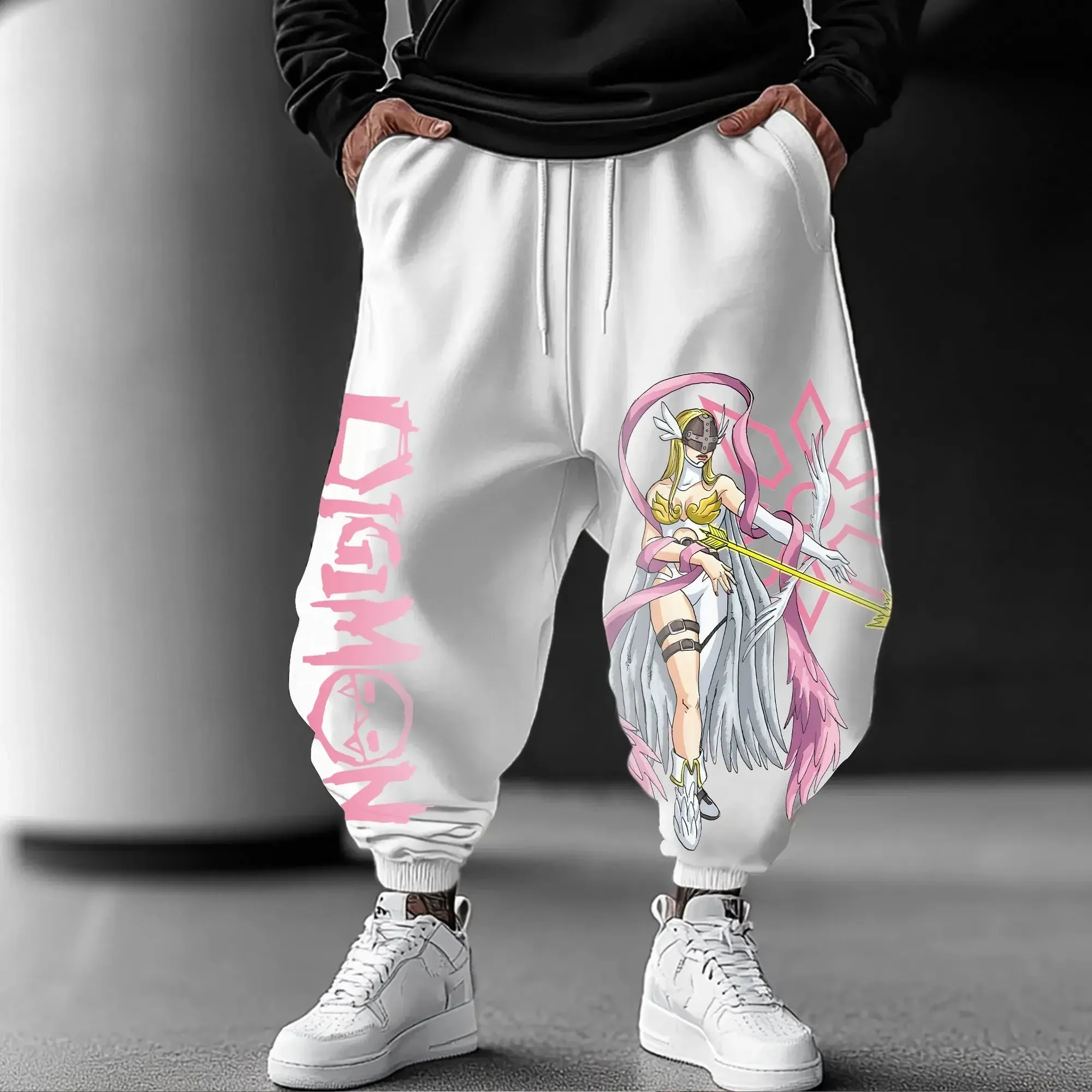 Pantalones de correr Unisex de Anime Digimon, pantalones de chándal para hombres y mujeres, ropa de calle de moda, pantalones casuales, pantalones de tendencia Y2k, ropa nueva