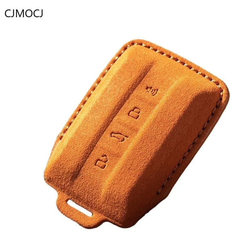 For Tank 300 400 500 Hi4-T Key Case Cover, Suede Protective Car Key Fob Shell , Shockproof Smart Keychain, Tank Accessories