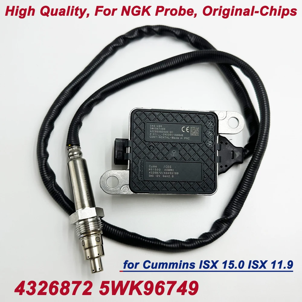 

High Quality for NGK Probe 4326872 5WK96749 2872942NX 5WK96749B Nitrogen Oxide Nox Sensor for 2013-18 Cummins ISX 15.0 ISX 11.9