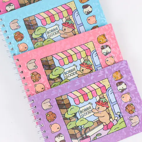 BOBBIE GOODS 아늑한 순간 색칠하기 책 - 휴식을 위한 사랑스럽고 소름 끼치는 생물이 포함된 교육용 낙서 책