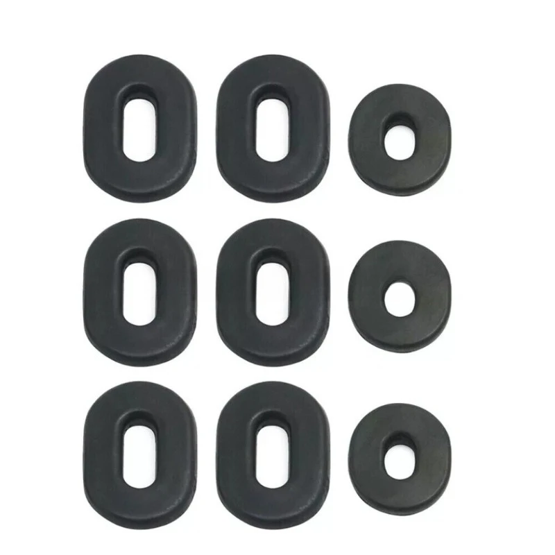 12pcs Side Cover Panel Rubber Grommet Kit Motorcycle Rubber Pad Cushion Edge Cover 83551-300-000 For Honda CB/CL/SL/XL100 CB/CT