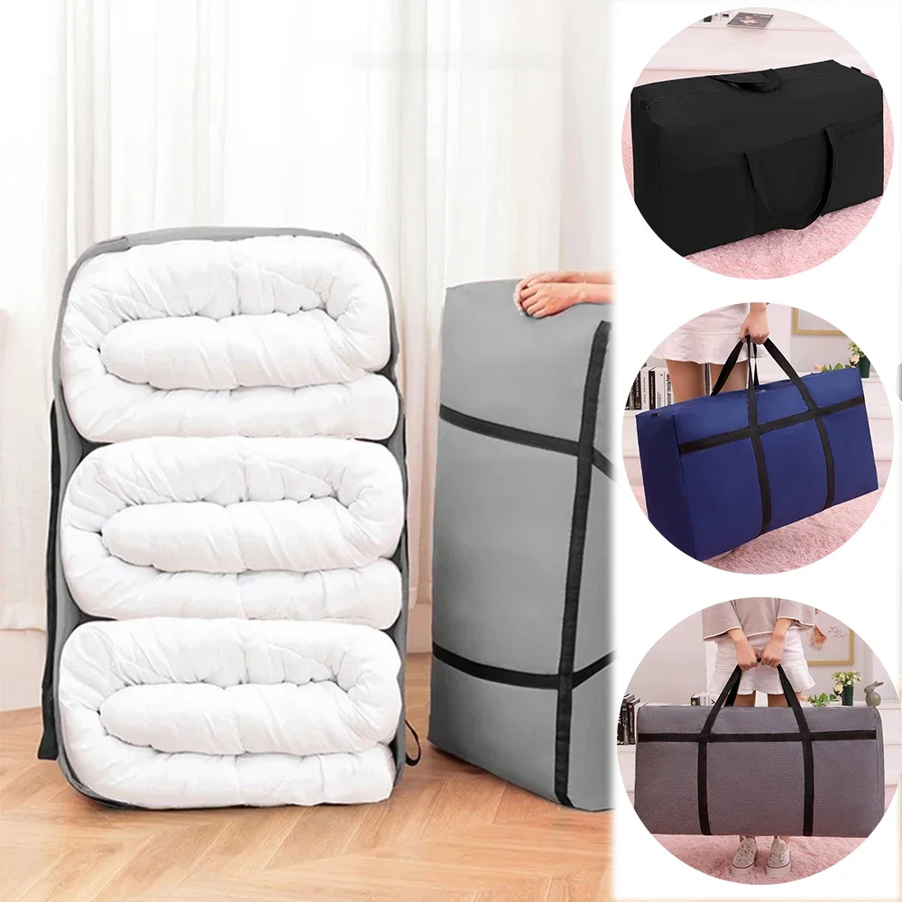 

1PC Extra Large Waterproof Moving Luggage Bags Laundry Shopping Bag Quilt Storage Bag Dust-Proof Travel Portable Storage Bag