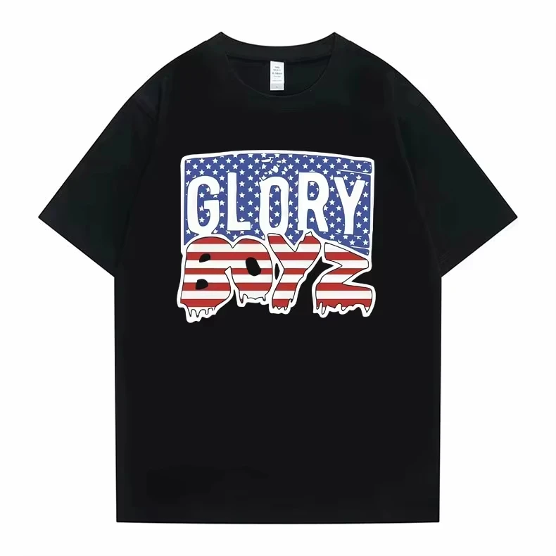 Rapper Chief Keef Glory Boyz T-Shirt O-Neck Graphics Short Sleeved Vintage Suitable for Both Men and Women