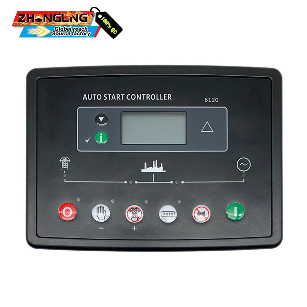 Programmable Controller Deep Sea 6120 Remote Controller Replacement Paralleling Control Module for Diesel Engine Alternator