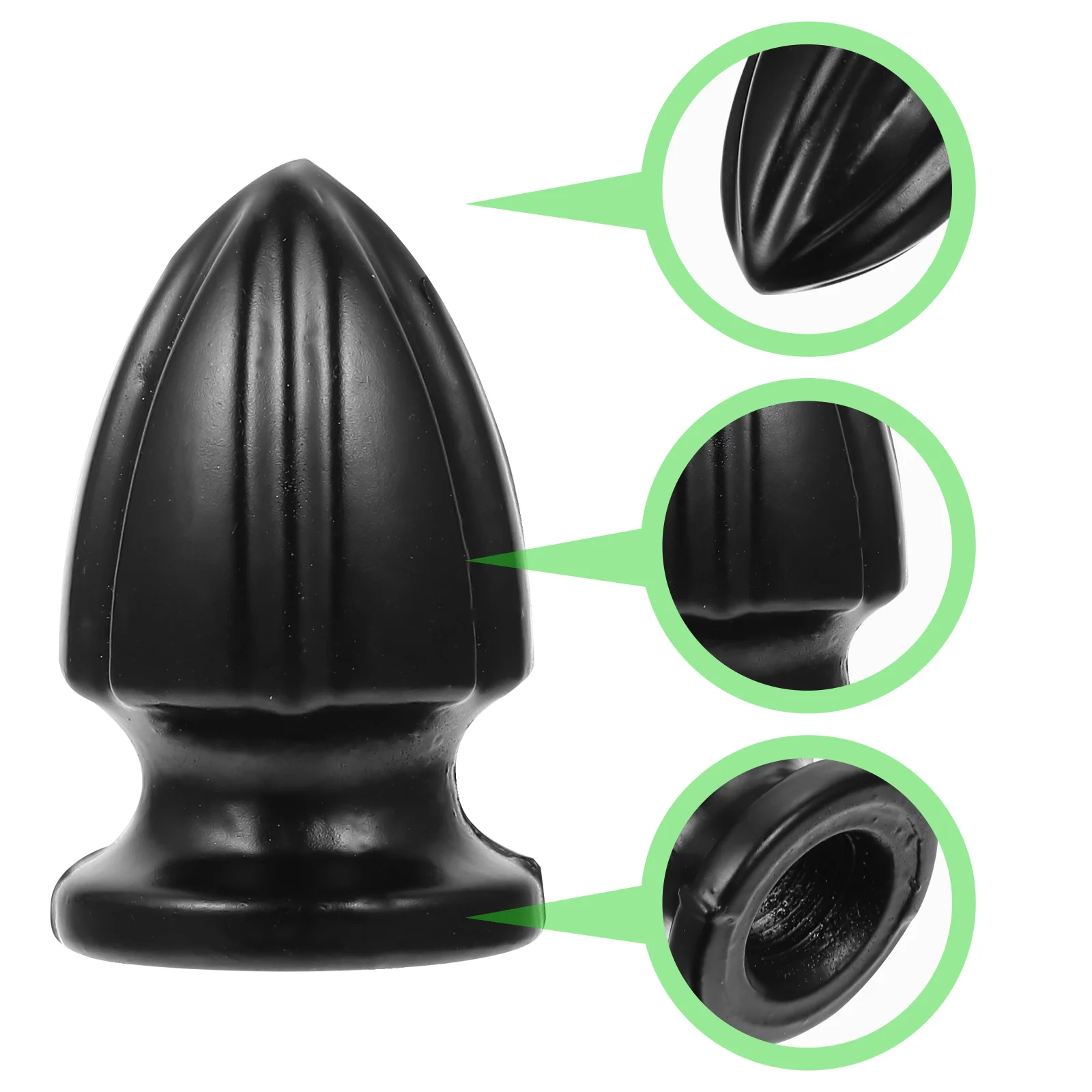 2 Pcs Lamp Shade Knob Light Finial Table Small Accessories Vintage 2X2X33CM Decor Black Durable Home