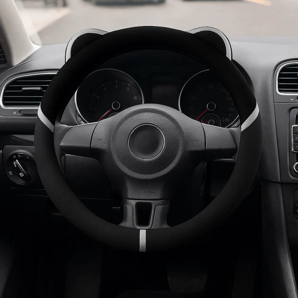 

Дышащий чехол на руль автомобиля, противоскользящий, впитывающий пот, чехол на ручку, корейский стиль, 38 см, рукав на руль, салон автомобиля