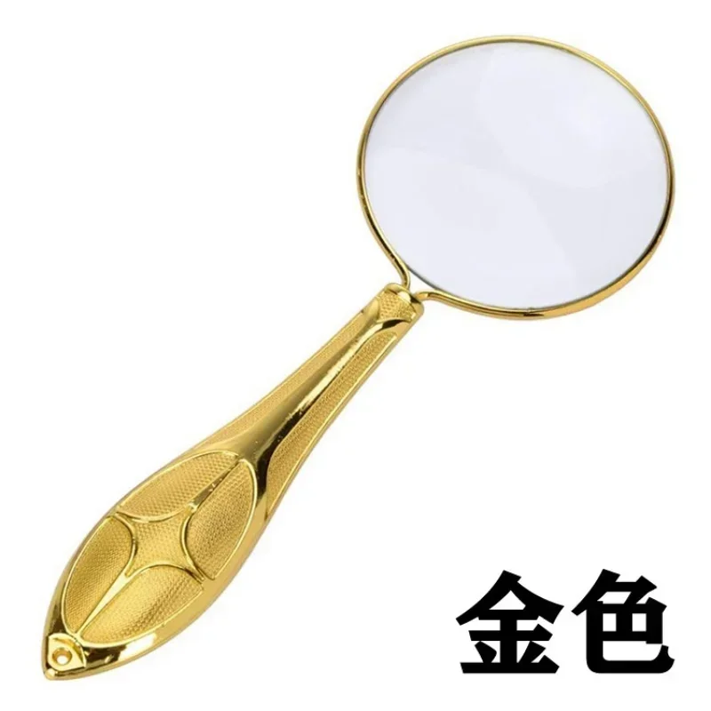 5x Antique Handheld Magnifying Glass Ideal Reading Gift for Seniors, Macular Degeneration, 45mm Magnifying Glass