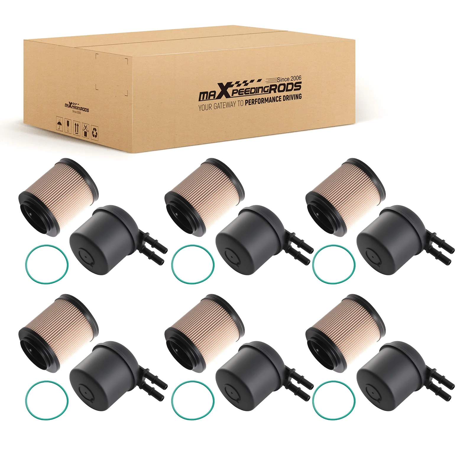 6X Diesel Fuel Filt…