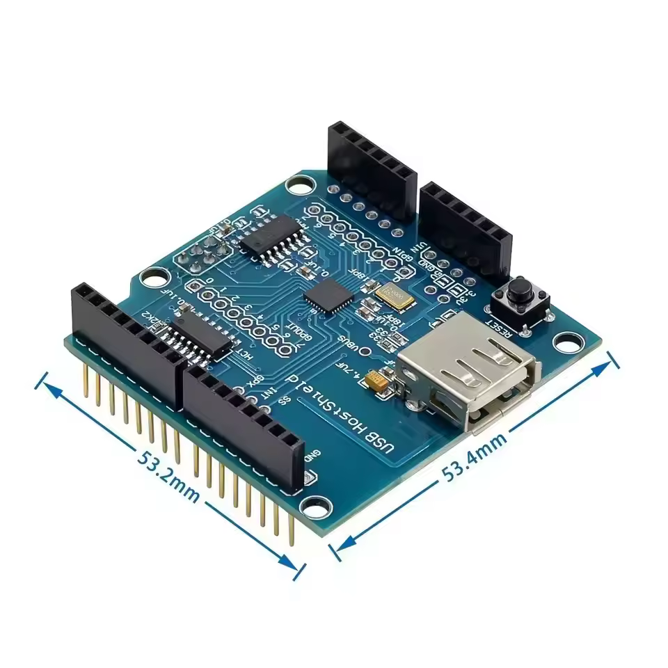 USB Host Shield Compatible with Google ADK for UNO MEGA MAX3421 Development Board Modules
