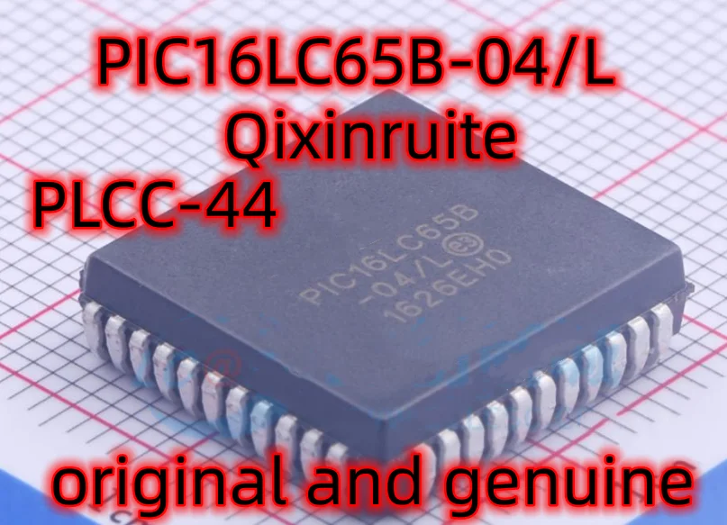 Qixinruite Original e Genuíno PIC16LC65B-04/L PLCC-44