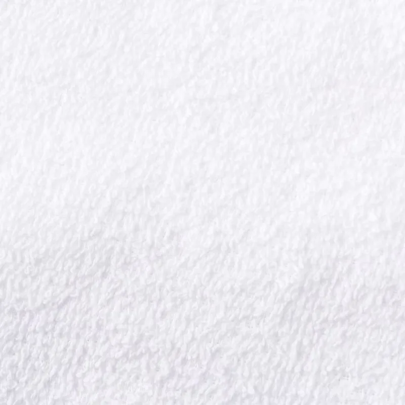 Terry Towels, 100% Cotton, 14 in x 17 in, White, 6-Pack