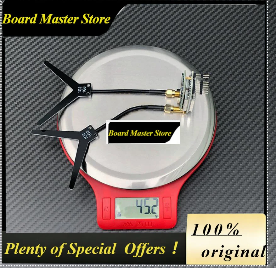 BoMaSFPV 1.2/1.3Ghz VRX Dual Antenna 5.8G RX PORT 3.0 PLUS Video Receiver Wide Band 1080MHz To 1360MHz For Fatshark Goggles V1 V