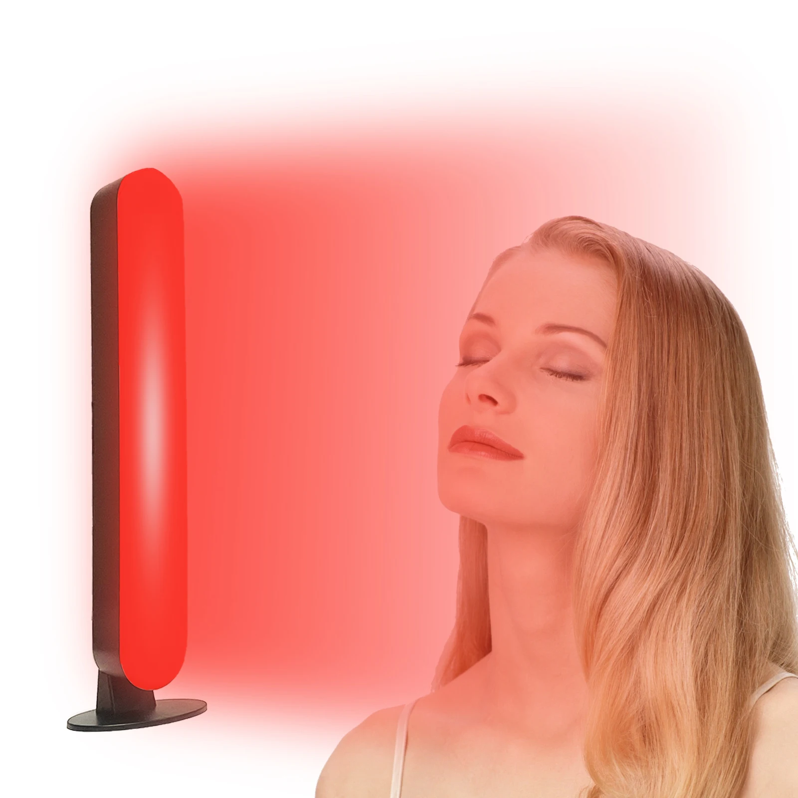 Red Light Therapy Lamp - 40 LED Beads (660nm & 850nm Near Infrared) for Skin Care, DC 5V USB Plug-and-Play, 10-30 Mins Daily