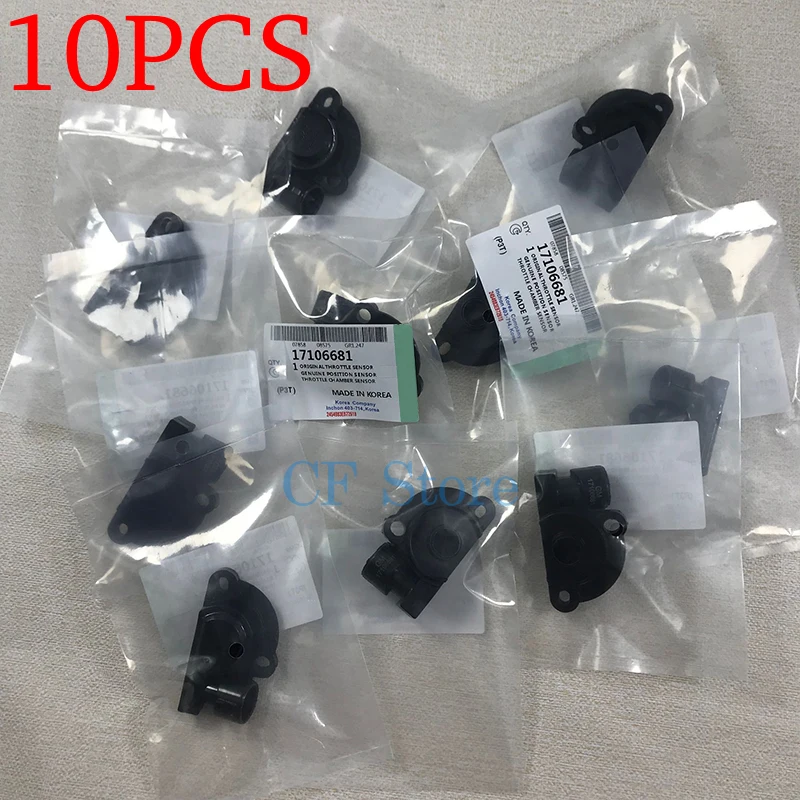 

10PCS Throttle Position Sensor TPS Sensor For Chevrolet Aveo Hummer Cadillac Opel Corsa Meriva Astra GMC 17106681