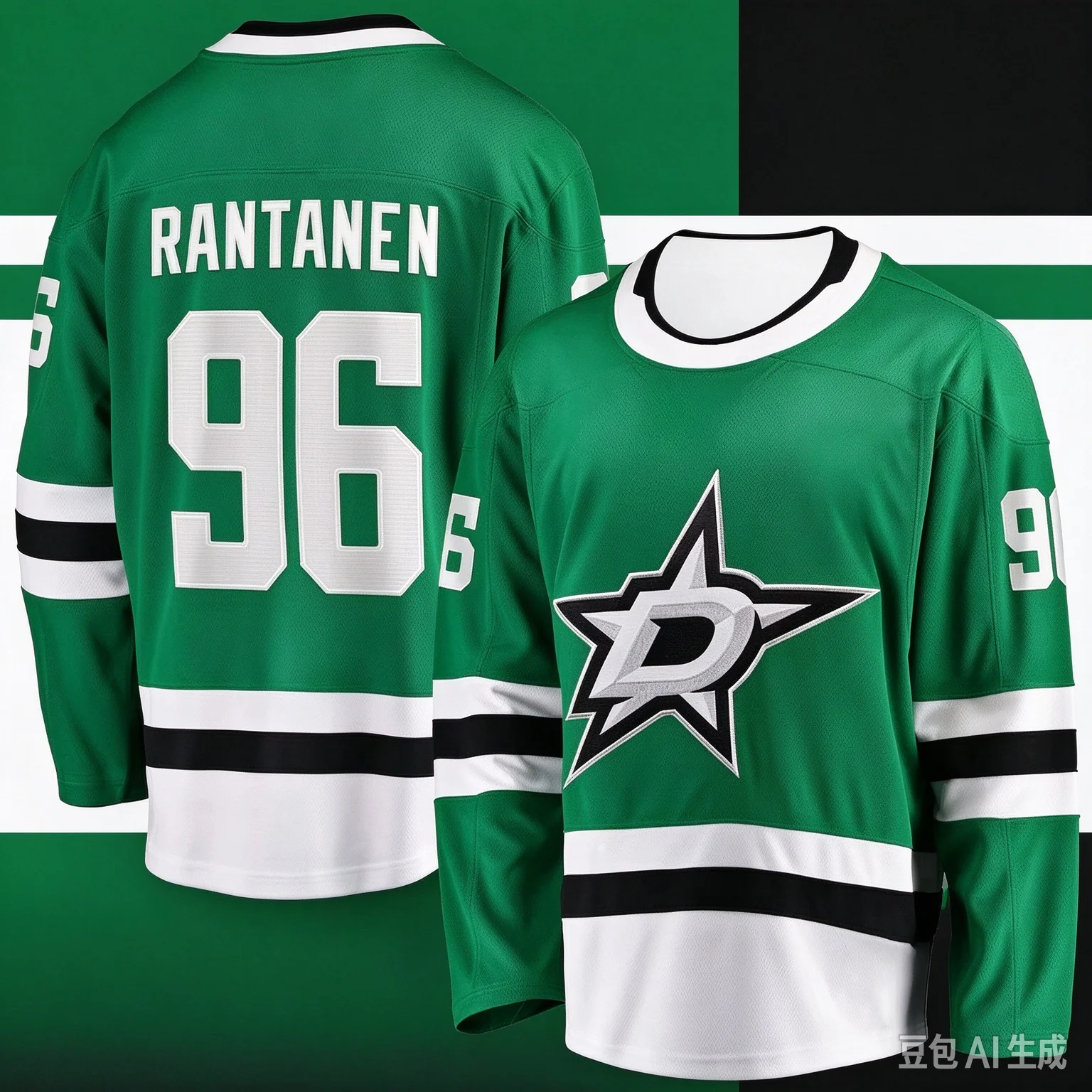 Inspired Dallas Stars Ice Hockey Jersey Premium Edition 3D Print Quick Dry Long Sleeve Sports Shirt Men Women Adults Kids Fan