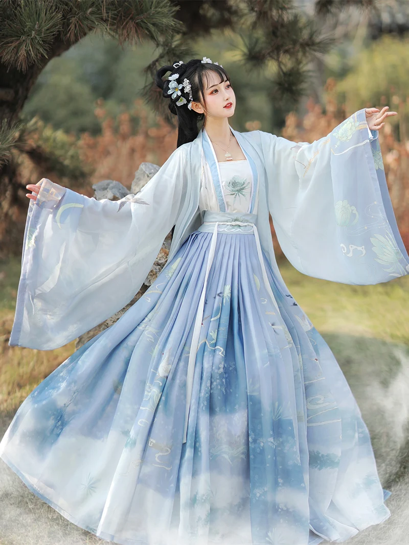 

Chinese Hanfu Dress Women Carnival Fairy Cosplay Costume Vintage Tang Dynasty Princess Party Dress
