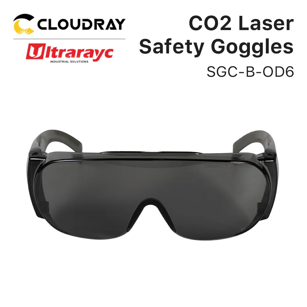 Gogle laserowe Ultrarayc 10,6um Średniej wielkości okulary ochronne typu B Okulary ochronne do cięcia i grawerowania Co2