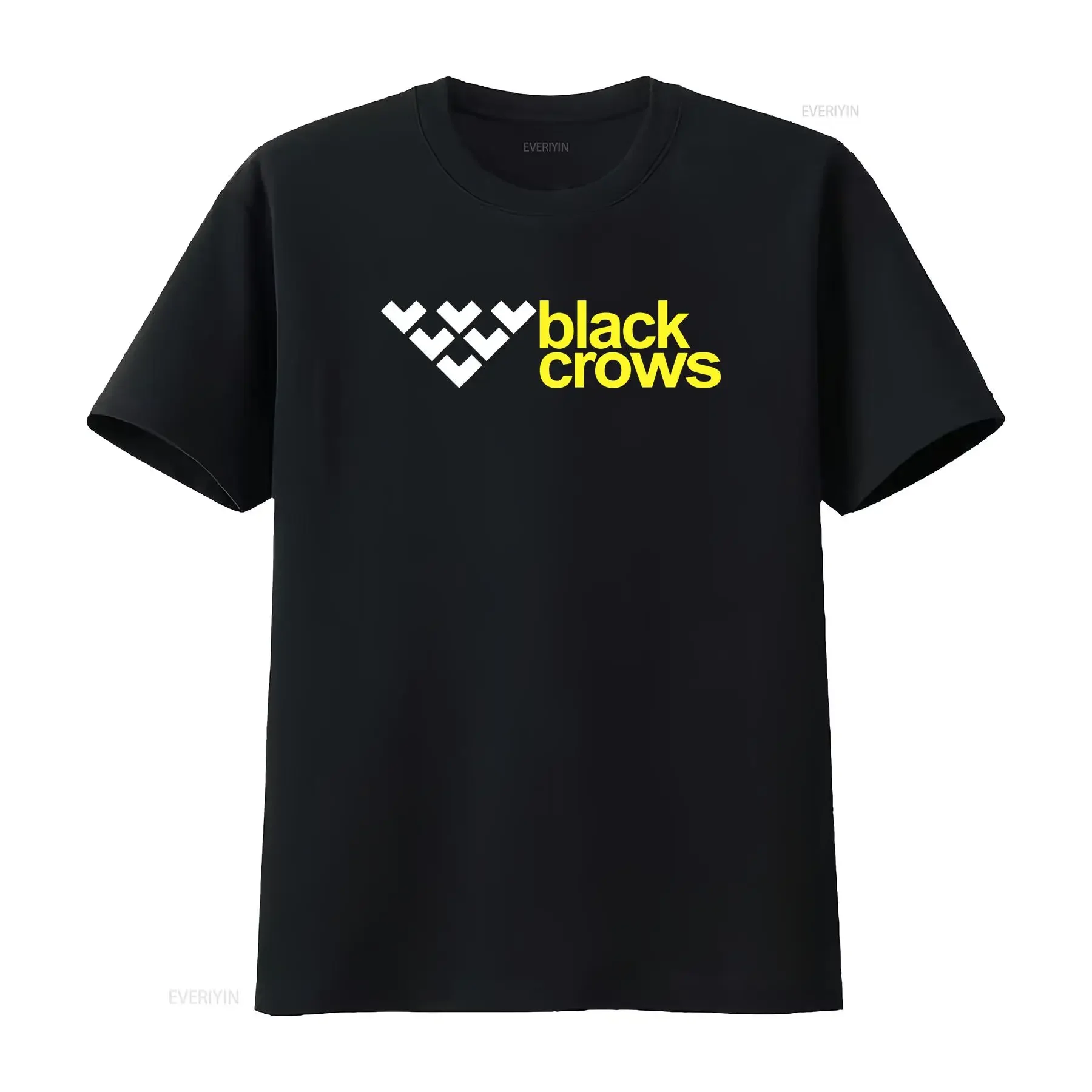 New Black Crows Skis Logo american funny T Shirt SIZE S 5XL vintage Washed Comfortable Casual Versatile Slightly streetwear
