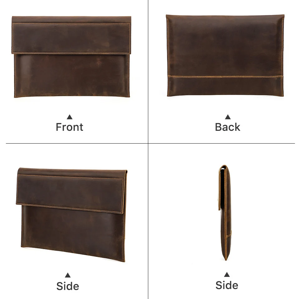 مناسبة لجهاز MacBook Pro 14 13.3 بوصة 33X22.5X 5 سم خفيفة الوزن 280 جرام حافظة جلدية مغناطيسية حقيبة كمبيوتر محمول واقية