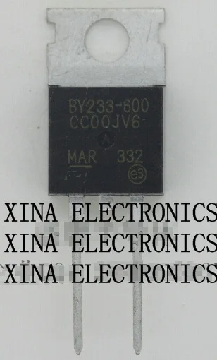 

BY233-600 BY233600 BY 233-600 600 В 20A TO-220 ROHS ОРИГИНАЛ 10 шт./лот Бесплатная доставка Комплект электроники