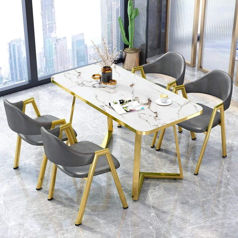 Mobile Console Dining Tables Marble Restaurant Study Wall Center Dining Tables Foyer Mesa De Cocina Y Sillas Kitchen Furniture