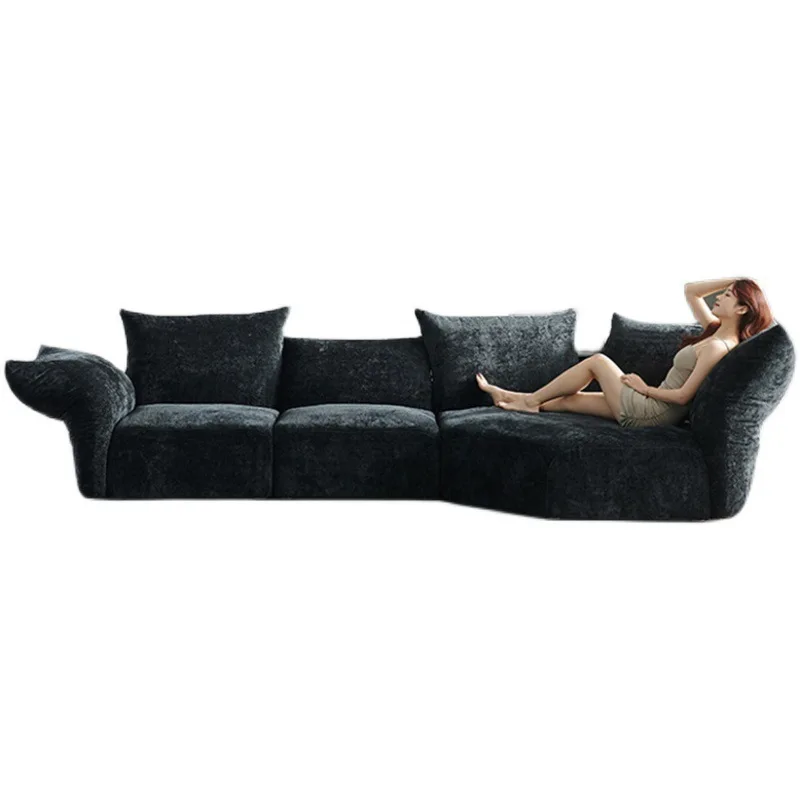 

Italian, minimalist, sofa, petals, fabric, light luxury, Italian, curved corner design