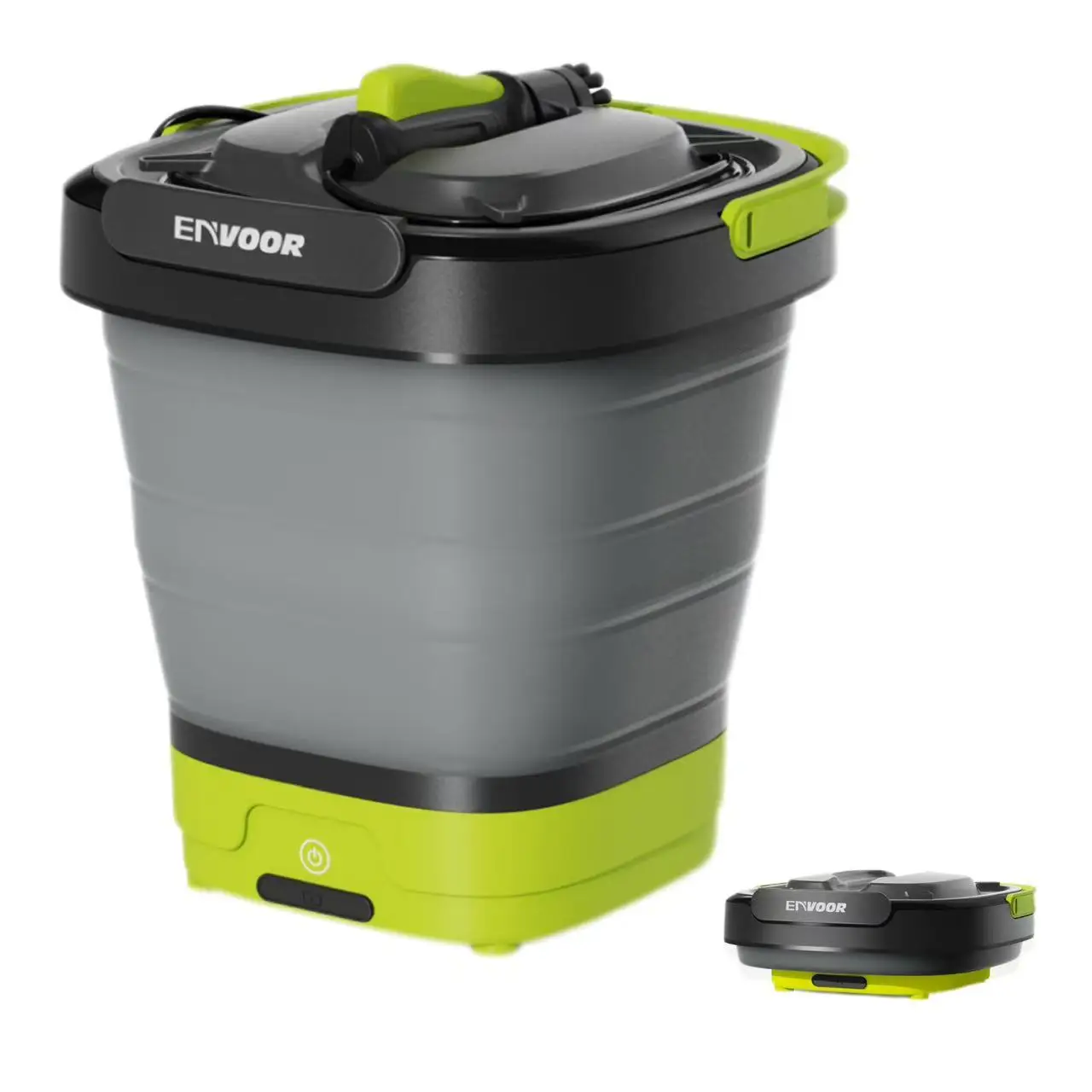12V Water Tank Integrated Handheld Cordless Multifunctional Folding Bucket Cleaning Machine Type-C Portable Shower Watering Wash