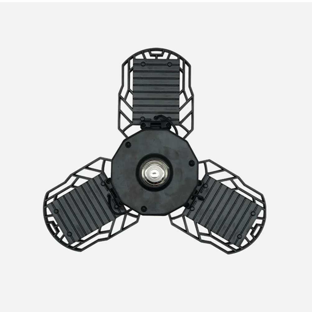 

80W Three-Leaf Folding LED Garage Light Deformable Ceiling Lamp 360 Degree Adjustable Super Bright Lighting