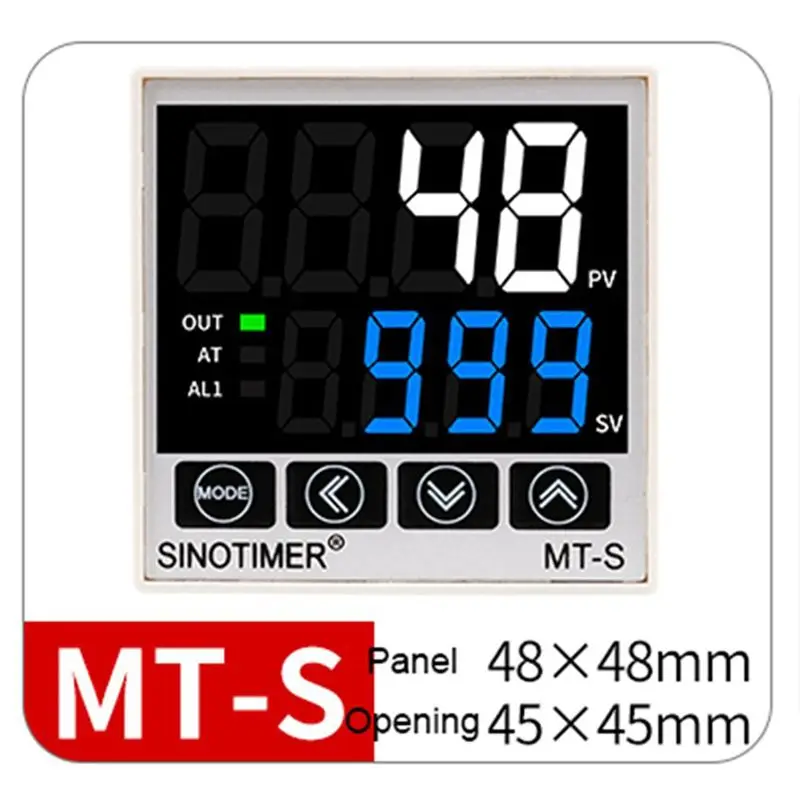 2X SINOTIMER Household Digital Pid Temperature Controller Thermostat For Heating Cooling Instrument Relay