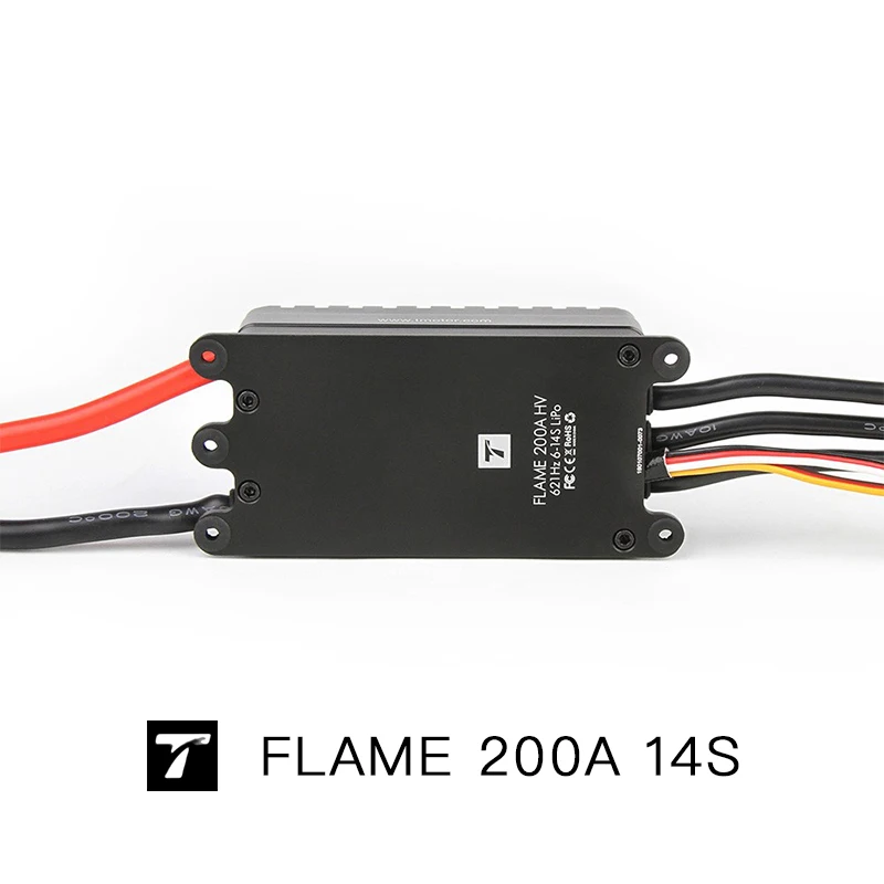 FLAME 200A 14S T-MOTOR Flame 14S 6-14S HV 621HZ Electronic Speeds Controller For heavy lifting drone high power for U15 II