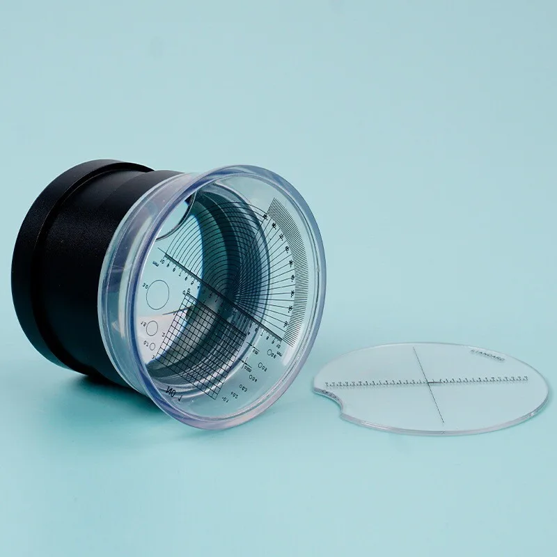 30X Cylinder Magnifier with Detachable Reticle Optical Glass Lens Jewelry Loupe 1PC