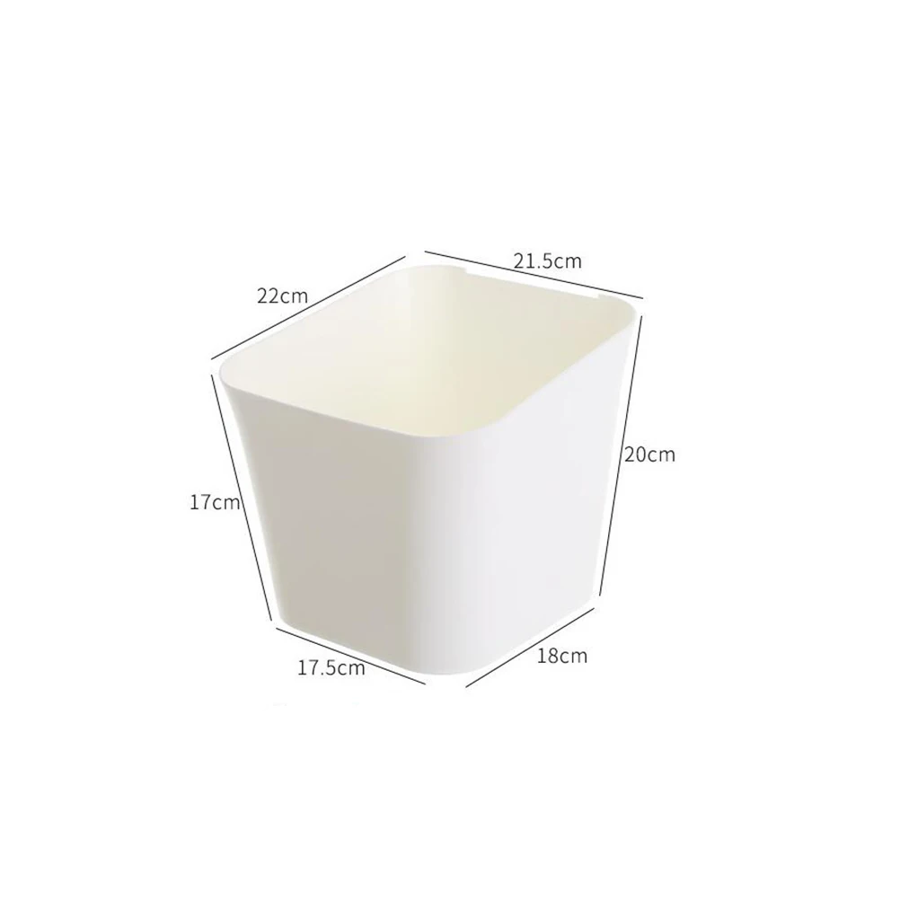 

Plastic Trash Can Home Garbage Container Bathroom Waste Basket Dry Wet Separation Lid Green Simple Eco PP Material Office Use