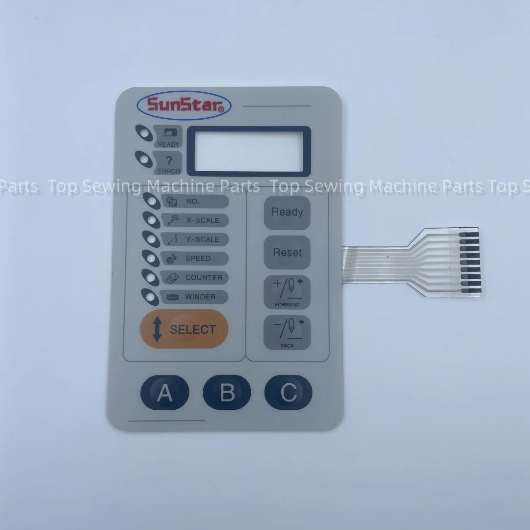 SUNSTAR SPS-1201/1254 panel membrane display operation box switch high quality indutrial sewing machine parts