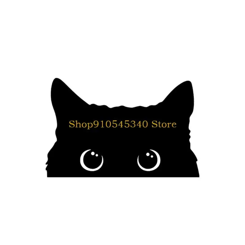 

U2JA Cartoon Funny Peeking Cats Sticker Waterproof Decal for Car Truck