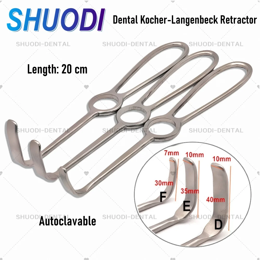 Dental Retractor Cheek Tissue Surgery Retractor Kocher-Langenbeck Retractor  Stainless Steel Surgical Instruments