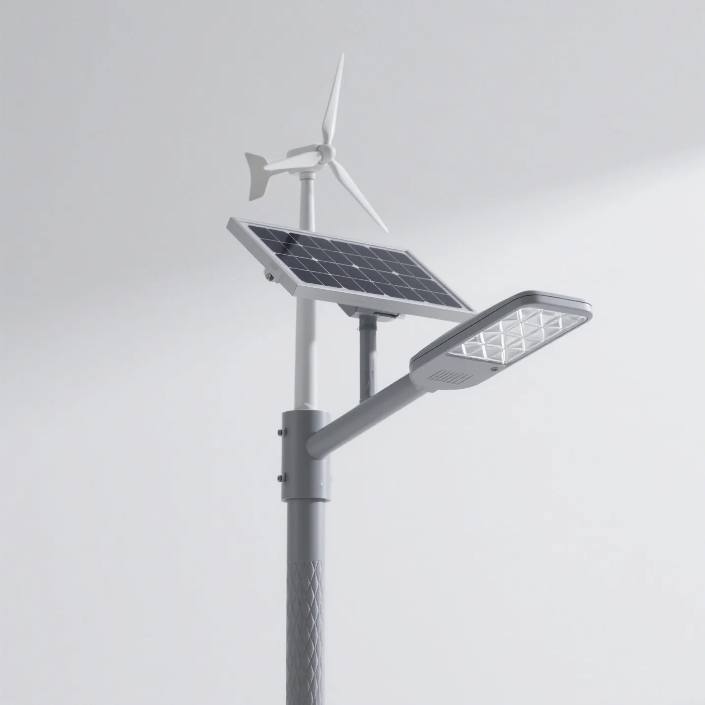 Light Source for Household Roof & Road Power Generation IP65 Rated All-in-One DC24V Wind-Solar Hybrid System LED